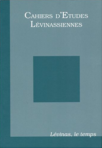 Couverture des Cahiers d'études lévinassiennes n°1