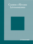 Couverture des Cahiers d'études lévinassiennes n°10, L'Université