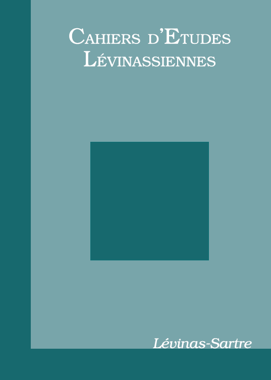 Couverture des Cahiers d'études lévinassiennes n°6
